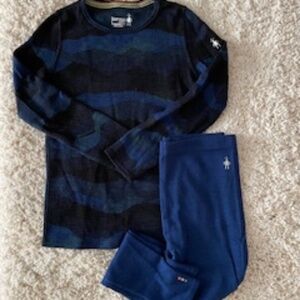 Smartwool Classic Thermal Merino  base layer set size Large kids